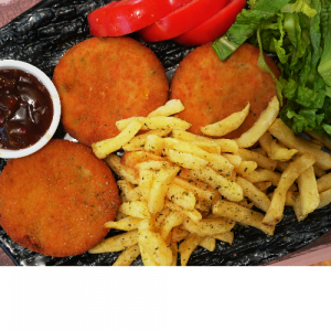 Μπιφτέκια λαχανικών μερίδα